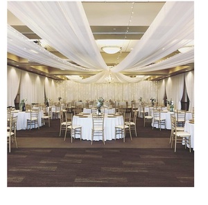 Tenda in Chiffon <span class=keywords><strong>per</strong></span> <span class=keywords><strong>Sala</strong></span> Matrimoni, Tenda Trasparente <span class=keywords><strong>per</strong></span> Sfondo Eventi, Tenda da Soffitto <span class=keywords><strong>per</strong></span> Decorazione Tenda da Festa - Product Image 1