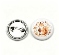 Pin Badge Kustom Grosir, Pin Nama Logam dengan Logo Kustom