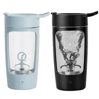 Toptan özel Logo 650ml spor Shaker şişe su bardağı karıştırma suyu kahve kupaları elektrik Protein Blender Usb şarj edilebilir