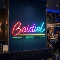 ZHILIN Livraison Rapide Lettres Acryliques Personnalisées Cœur de Diable Flexible Décoration Publicitaire LED Personnalisée pour Bureau, Mariages, Boutiques, Voitures