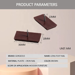 Clous antidérapants et silencieux pour <span class=keywords><strong>pieds</strong></span> de meubles, protections de sol anti-humidité pour tables, <span class=keywords><strong>chaises</strong></span>, armoires et canapés - Product Image 4