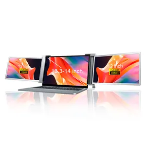 מסך 1080P משולש באיכות גבוהה מסך מאריך usb c צג lcd נייד