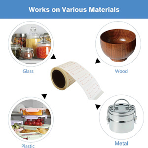 Nhãn Thực Phẩm Tan Trong Tủ Đông Có Thể Tháo Rời Nhãn Đựng Đồ Trống Nhãn Lưu Trữ Thực Phẩm Nhà Bếp Nhãn Dán Đóng Hộp Có Thể Giặt Được - Product Image 5