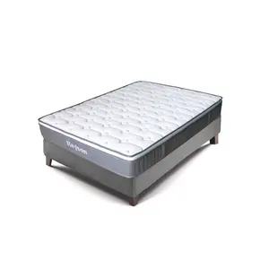 Rotolo compresso da 10 pollici in scatola letto singolo euro top memory foam materasso a molle insacchettate ad aria