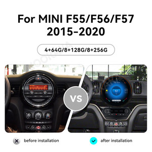Autoradio MOOKAKA 11,8 pouces pour BMW <span class=keywords><strong>MINI</strong></span> F55 <span class=keywords><strong>F56</strong></span> F57 2015-2022, <span class=keywords><strong>GPS</strong></span>, multimédia, Carplay, autoradio, lecteur DVD, Android 14 - Product Image 2