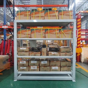 أرفف صناعية ذات إطار مستقيم ملحوم طويل المدى, رف تخزين من الصلب ذو تصميم متوسط - Product Image 2