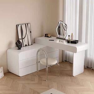 Tocador todo en uno estilo crema <span class=keywords><strong>Dipu</strong></span>, gabinete de almacenamiento para dormitorio, subsidiado por el Gobierno, Luxurypopula, accesible, madera duradera - Product Image 4