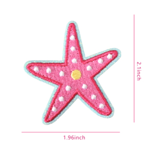 Parches Termoadhesivos de 3 Pulgadas con Diseño de Estrella de <span class=keywords><strong>Mar</strong></span> Bordada para <span class=keywords><strong>Ropa</strong></span> y Bolsos de Playa - ¡En Stock! - Product Image 5