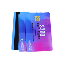 Cartes de membre PVC intelligentes personnalisées FM4442/4428 avec bande magnétique, imprimées offset, pelliculées, cadeau d'entreprise personnalisable