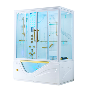 Duchas <span class=keywords><strong>de</strong></span> lujo <span class=keywords><strong>con</strong></span> accesorios dorados Baño <span class=keywords><strong>de</strong></span> <span class=keywords><strong>vapor</strong></span> Cabina <span class=keywords><strong>de</strong></span> <span class=keywords><strong>hidromasaje</strong></span> Saunas húmedas Sala <span class=keywords><strong>de</strong></span> <span class=keywords><strong>vapor</strong></span> Cabine <span class=keywords><strong>De</strong></span> Douche - Product Image 1