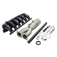 MERTOP RACING — collecteur d'admission de Billet de voitures, pour moteur N55 N55B30 E82 E88 E93 135I 2011 — 2012, monoturbo avec Rail de carburant, jeu de tuyau de descente