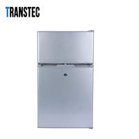 Petit réfrigérateur à double porte, Style populaire de dubaï, 108 litres dc 12 24V, énergie solaire