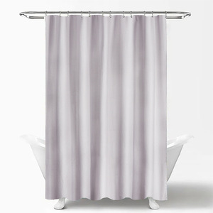 Qualité supérieure Spot Multi Couleur Étanche Lavable Pression <span class=keywords><strong>Mousse</strong></span> Tissu Crochet Rideau De <span class=keywords><strong>Douche</strong></span> Ensemble pour Salle De Bains - Product Image 2