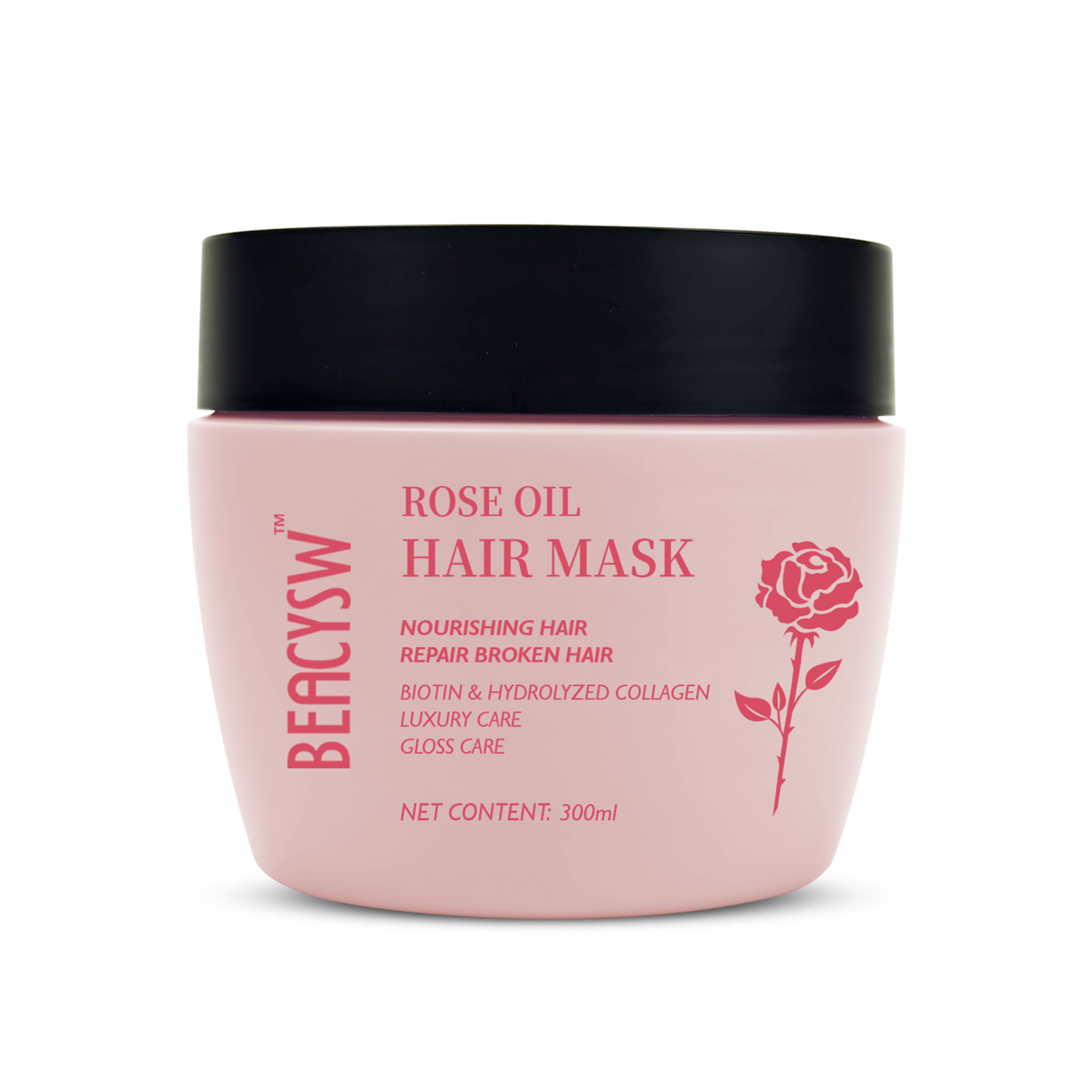 Masque capillaire à la rose