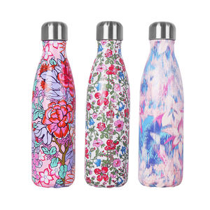 Giá rẻ 500ml nước chuyển biểu tượng tùy chỉnh cá nhân in ấn thể thao thép không gỉ trẻ em uống cốc <span class=keywords><strong>Cola</strong></span> hình chai nước - Product Image 2