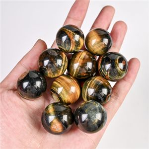 Offre Spéciale – Mini Sphère Naturelle Œil de Tigre Jaune – Pierre de Guérison Énergétique en Cristal pour la Décoration - Product Image 1