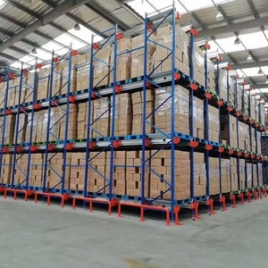 Sistema di Racking Pallet Drive-In a 5 livelli ad alta densità di stoccaggio resistente resistente In acciaio prezzo diretto della fabbrica - Product Image 4