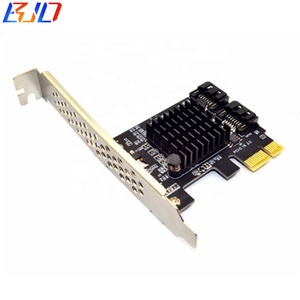 PCI Express PCI-E 1X để kép 2 SATA 3.0 7pin nối Adapter mở rộng riser thẻ 6gbps cho ổ đĩa cứng - Product Image 3