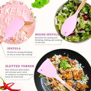 Nhà máy bán hàng trực tiếp nhà bếp đồ dùng Set 19 miếng thép không gỉ Nhà Bếp Knife Set, Silicone đồ nấu nướng. Hỗ trợ tùy chỉnh - Product Image 2