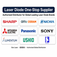 Diodes laser rouges haute puissance USHIO 637nm 1200mW, boîtier TO-9, pour spectacles laser en extérieur et éclairage de scène
