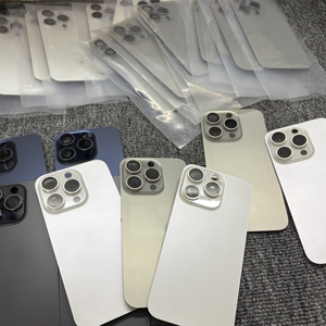 Coque arrière à grande ouverture pour iPhone 15 Pro Max – Pièces de rechange en gros, vitre arrière de batterie avec fonction d'alignement magnétique intégrée - Product Image 4