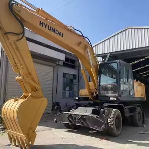 Rendimiento estable Hyundai 210W-7 210W-9 Excavadora de ruedas 21 toneladas Construcción de segunda mano Original Corea en stock - Product Image 1