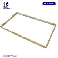 Cadre de Précision Usiné en Aluminium Anodisé Personnalisé pour Écran LED, pour Panneau Mural Vidéo OEM