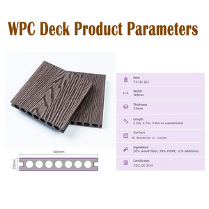 Revêtement de sol WPC multicouche avec finition haute brillance, antidérapant, imperméable, pour jardin, salle de sport, salle de bain, <span class=keywords><strong>terrasse</strong></span> extérieure, hall. - Product Image 3