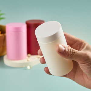 Échantillon gratuit Bouteille en plastique mince et haute mate certifiée FDA Contenant étanche à l'humidité pour compléments alimentaires Médicaments Personnalisé - Product Image 2