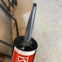 GORSEAL A301 300ml Mastic silicone acétique flexible à séchage rapide, adhésif pour verre pour la réparation d'aquariums, de fenêtres, de panneaux et de cadres de portes