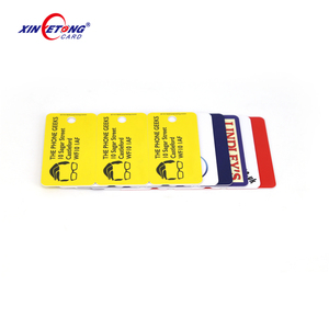 バーコードキータグ付きプラスチック忠誠メンバー報酬コンボカード - Product Image 4