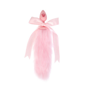 Zampa di gatto spina anale in Silicone con fiocco e coda coda anale femminile Cosplay anale giocattoli per adulti - Product Image 3