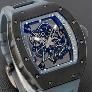 Reloj de Pulsera Deportivo Clásico de Cerámica Gris Mate para Hombre, Personalizado, a la Moda, con Diseño Hueco - Product Image 3
