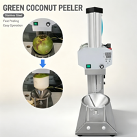 Industriële groene jonge kokosnootschilmachine automatische kokosnootschilverwijderaar verwerkingsmachine