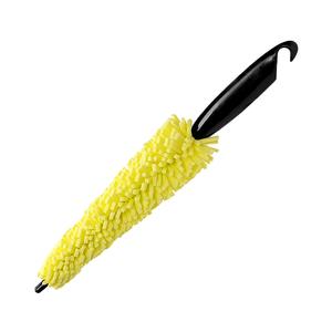 Spazzola lunga in plastica morbida per la pulizia delle ruote dell'auto per lo sfregamento dei cerchi dei pneumatici e l'uso della lavatrice - Product Image 3