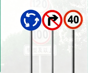 <span class=keywords><strong>Panneau</strong></span> de signalisation routière <span class=keywords><strong>rond</strong></span> à LED clignotant à énergie solaire, en aluminium réfléchissant, pour la sécurité routière - Product Image 6