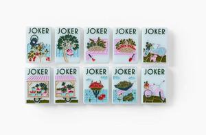 The Botanical Collection Modern Portable AERIN-Style Soft Blue Custom American Mahjong Tiles Wholesale for Family Game <b>Play</b> - Product Image 5