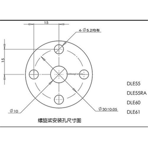 Nouveau <span class=keywords><strong>moteur</strong></span> à essence Dle55ra 55CC pour avion modèle/drone RC - Product Image 4