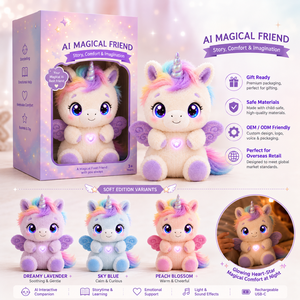ตุ๊กตายูนิคอร์น AI เปลี่ยนสีได้ พร้อมโหมดไฟ 6 แบบ ใช้เป็นโคมไฟสร้างบรรยากาศและของตกแต่งยามค่ำคืนได้ - Product Image 6