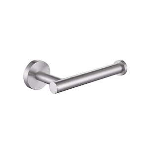Wholesale Modern Wall-Mounted Bathroom <b>Set</b> with Self-Adhesive Stainless Steel Toilet Paper Holder and Roll Paper Rack - Product Image 1
