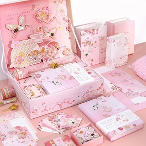 2023 mới tùy chỉnh thiết kế máy tính xách tay và bút Bộ quà tặng cho cô gái, văn phòng phẩm thiết lập với hộp - Product Image 3