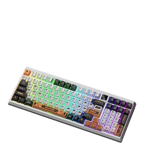 <span class=keywords><strong>Teclado</strong></span> Mecánico MQ de 3 Modos, Personalizable, Intercambiable en Caliente, Inalámbrico, con Retroiluminación LED, para Juegos y Oficina, para PC y Portátil - Product Image 6