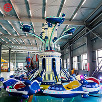Offre Spéciale Manège d'Attraction de Fête Foraine pour Enfants, Jeu Mécanique de Carnaval, Manège Électrique Rotatif en Forme d'Avion