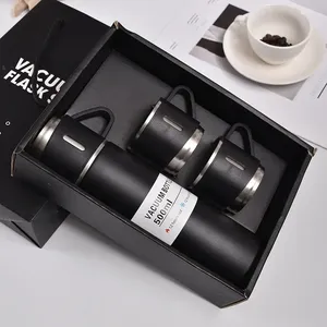Stainless Steel Cup <b>Large</b> Capacity Vacuum Flask Coffee Tea Milk Travel Water Bottle Insulated Handbag <b>Gift</b> <b>Box</b> - Product Image 3