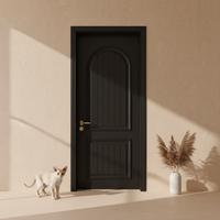 Portes intérieures/extérieures en bois massif polymère Kabo minimalistes avec isolation acoustique pour les applications de hall, de salle de bain et d'entrepôt
