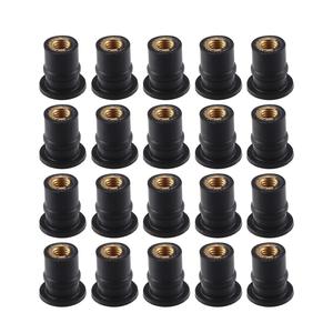 Vente directe d'usine M4 M5 M6 M8 Clip de fixation automobile Insert d'expansion NBR <span class=keywords><strong>Rivet</strong></span> <span class=keywords><strong>aveugle</strong></span> en laiton et caoutchouc Écrou à vis Poli pour moto - Product Image 5