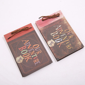 Album photo vintage à feuilles mobiles <span class=keywords><strong>livre</strong></span> d'<span class=keywords><strong>aventure</strong></span> bricolage pour voyage <span class=keywords><strong>famille</strong></span> et film up souvenirs album photo - Product Image 3