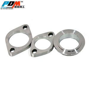 2 बोल्ट स्टेनलेस स्टील निकास Downpipe निकला हुआ किनारा - Product Image 3