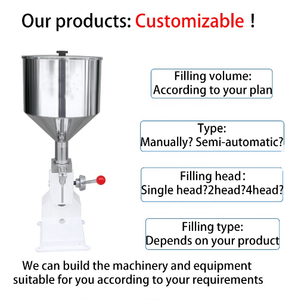 A-03 <span class=keywords><strong>manuel</strong></span> type pâte et liquide à la fois machine de remplissage pour le miel dentifrice jus de gel shampooing lavage des mains de remplissage - Product Image 6