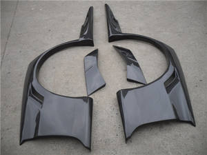 2006-2007 लेंसर विकास के लिए फेंडर विंग पर Yh ब्रांड ब्लैक ग्लास फाइबर रियर, 1 साल की वारंटी के साथ 8 9 साइबर - Product Image 2